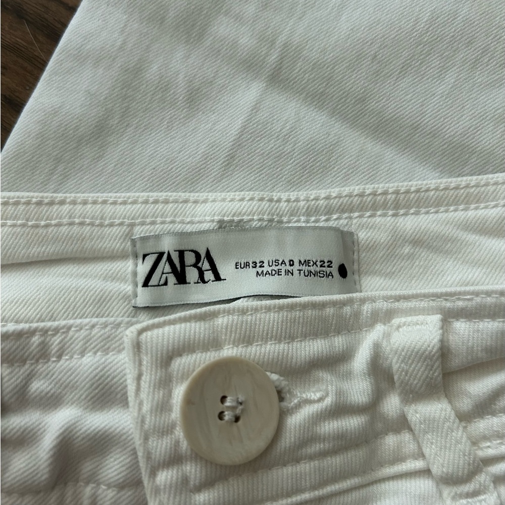 Zara Wide Leg Jeans Size 0 - Picture 3 of 3